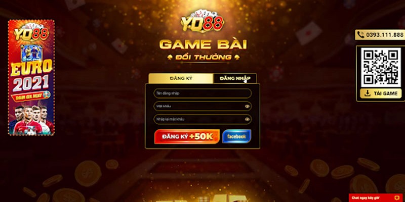  Yo88 cổng game bài cung cấp chương trình khuyến mãi khi đăng ký 